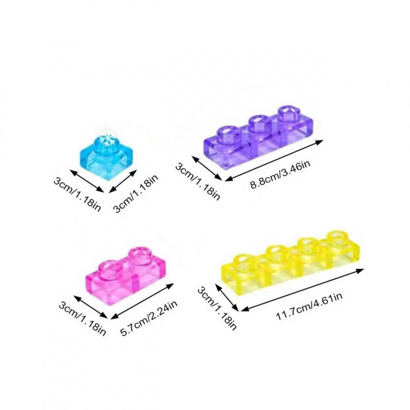 Stress Relief Jelly Building Blocks Educational Sensory Toy