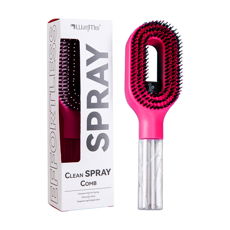 2-in-1 Spray Hair Brush & Scalp Massager