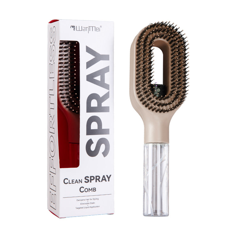 2-in-1 Spray Hair Brush & Scalp Massager