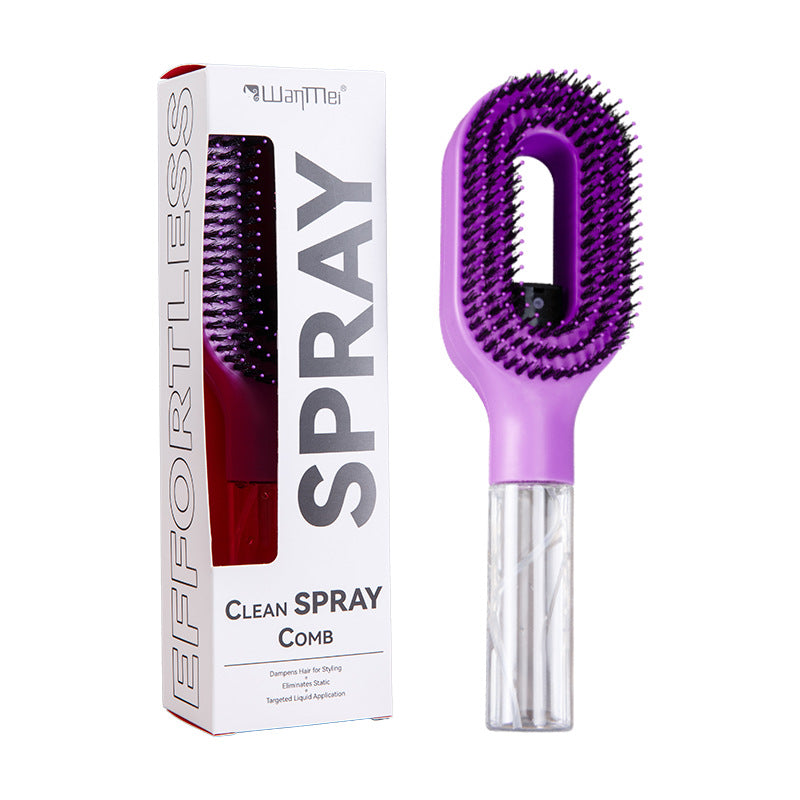 2-in-1 Spray Hair Brush & Scalp Massager