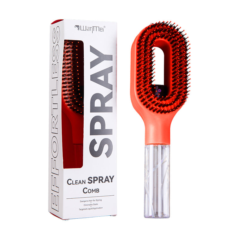 2-in-1 Spray Hair Brush & Scalp Massager