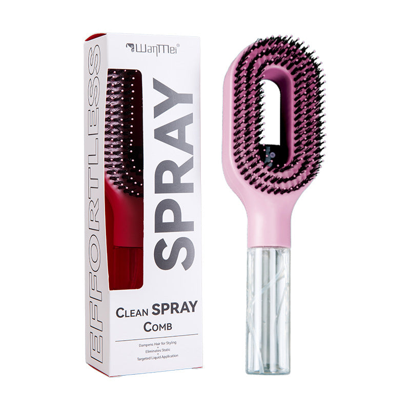 2-in-1 Spray Hair Brush & Scalp Massager